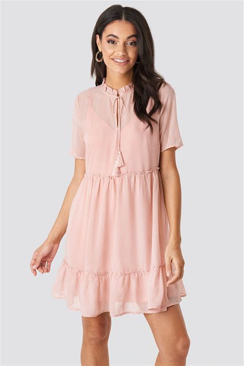 flowy short sleeve dress